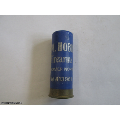 12G HOBBS FIREARMS CARTRIDGE [INERT]