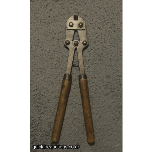 Original WWI French Barbed Wire Cutters – British Broad Arrow Marked – Trench Warfare Engineer Tool