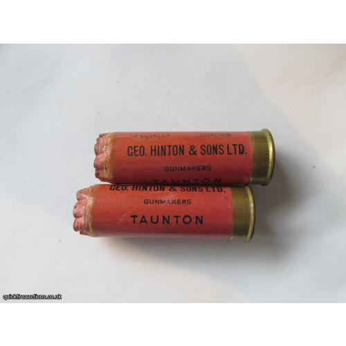 12G R.T.O. GEO HINTON & SONS EMPTY FIRED CASE