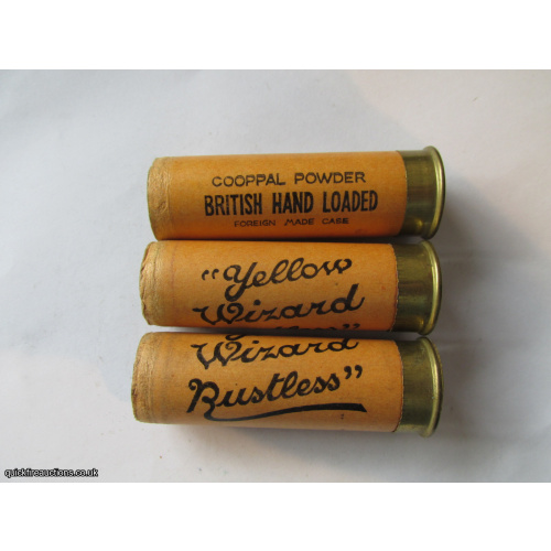 12G R.T.O. YELLOW WIZARD RUSTLESS EMPTY FIRED CASE