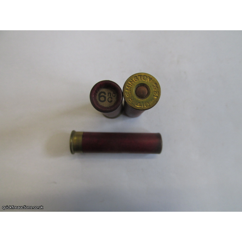 .410G R.T.O. REMINGTON 2 inch PLAIN TUBE CARTRIDGE   [INERT]