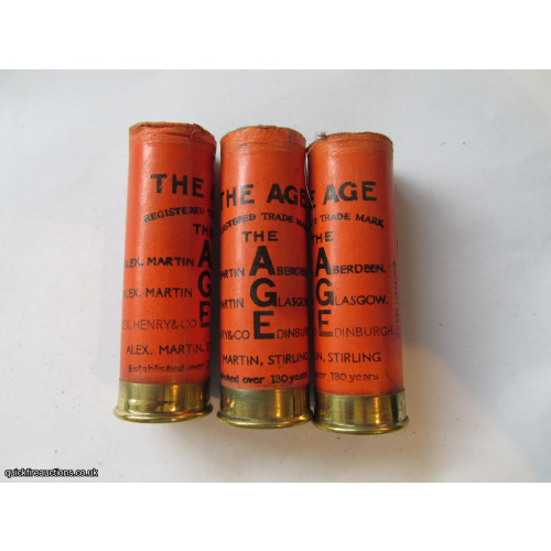 12G R.T.O. ALEX MARTIN THE AGE EMPTY FIRED CASE