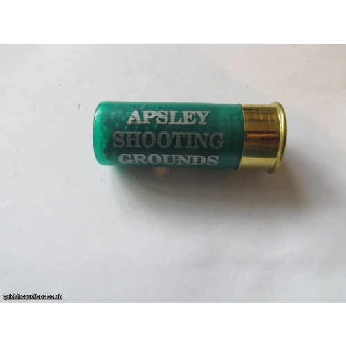 12G APSLEY SHOOTING GROUNDS CARTRIDGE [INERT]
