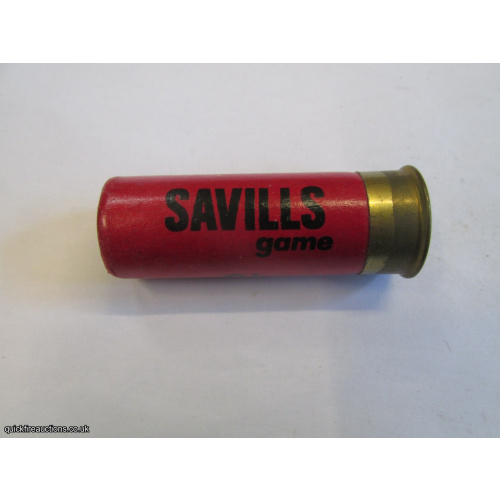 12G SAVILLS GAME CARTRIDGE  [INERT]