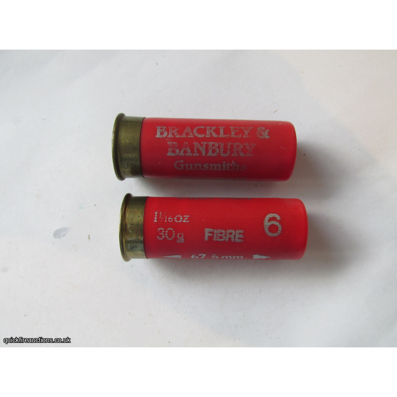 12G BRACKLEY & BANBURY GUNSMITHS CARTRIDGE [INERT]