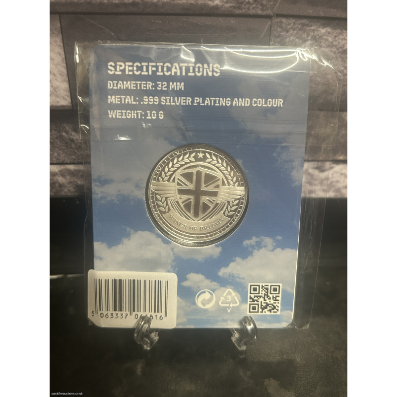 Lancaster Commemorative Coin – Silver Plated – 10g