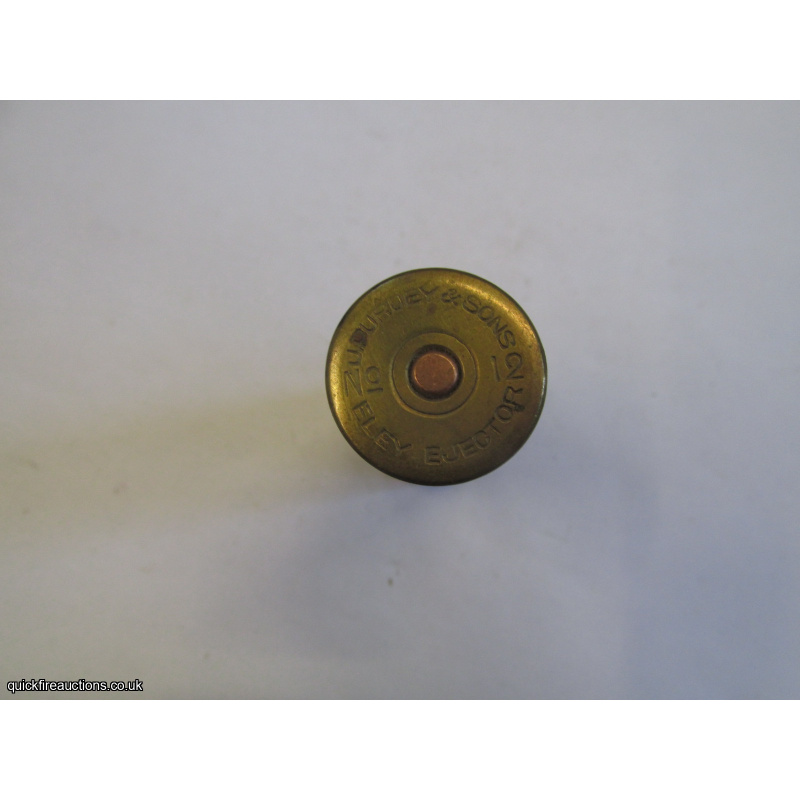 12G PURDEY & SONS ELEY EJECTOR BRASS CARTRIDGE  [INERT]