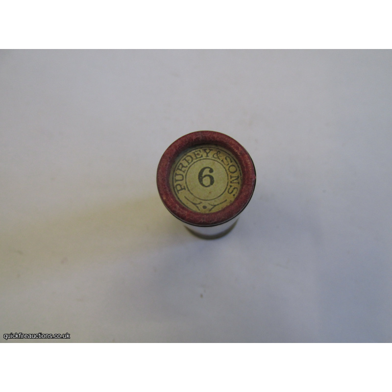 12G PURDEY & SONS ELEY EJECTOR BRASS CARTRIDGE  [INERT]