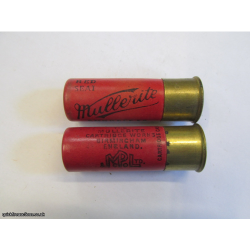 12G R.T.O. MULLERITE RED SEAL 2 1/2 inch CARTRIDGE  [INERT]
