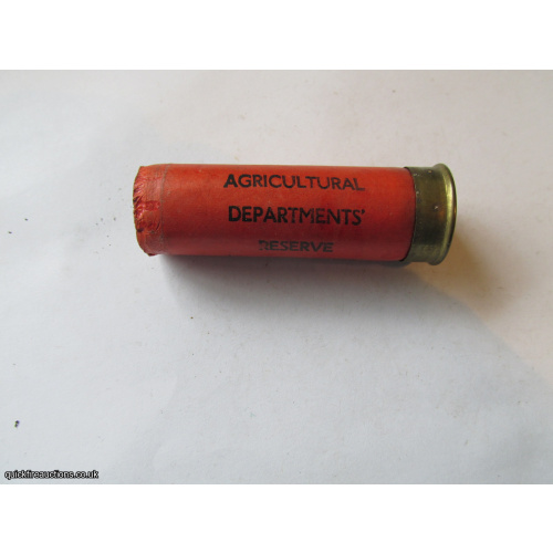 12G R.T.O. AGRICULTURAL DEPT RESERVE EMPTY FIRED CASE