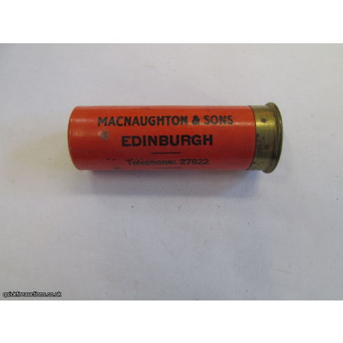 12G R.T.O. MACNAUGHTON & SONS CARTRIDGE  [INERT]