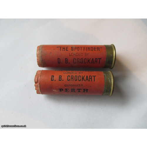 12G R.T.O. CROCKART THE SPOTFINDER EMPTY FIRED CASE