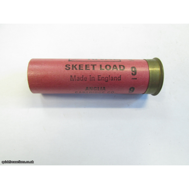 12G N.P.E. ANGLIA RED RIVAL SKEET LOAD CARTRIDGE  [INERT]