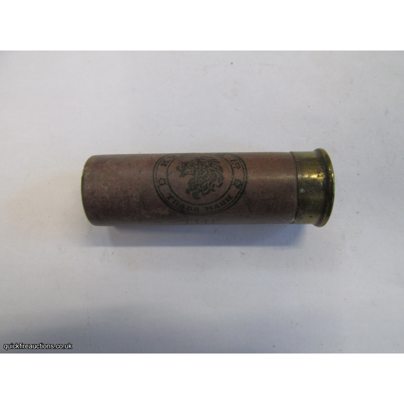16G R.T.O.  TC= JEFFERY THE KYNOCH NITRONE CARTRIDGE  [INERT]