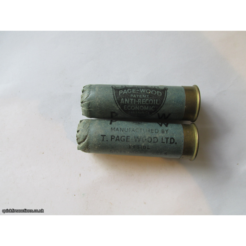 16G PAGE-WOOD PATENT ANTI-RECOIL EMPTY FIRED CASE