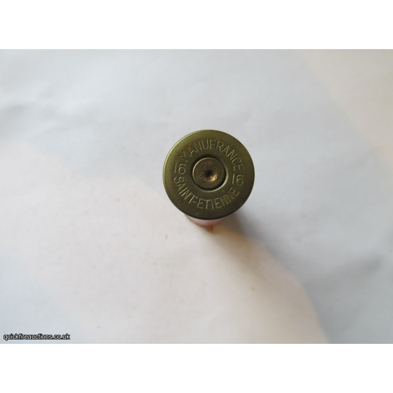 16G R.T.O. MANUFRANCE MARBLE EFFECT EMPTY FIRED CASE