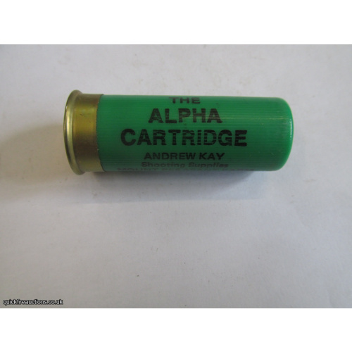 12G ANDREW KAY THE ALPHA CARTRIDGE [INERT]