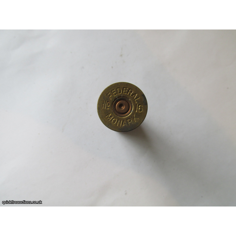 16G FEDERAL MONARK EMPTY FIRED CASE