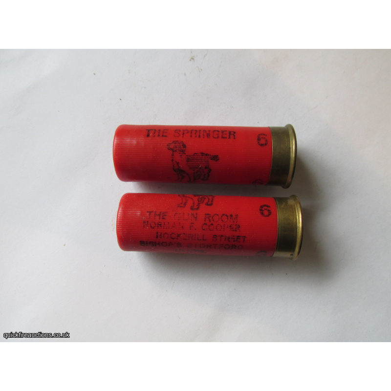 12G COOPER THE GUN ROOM THE SPRINGER CARTRIDGE [INERT]