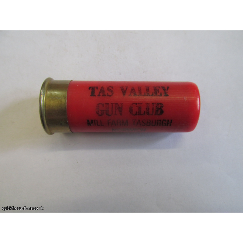12G TAS VALLEY GUN CLUB CARTRIDGE [INERT]