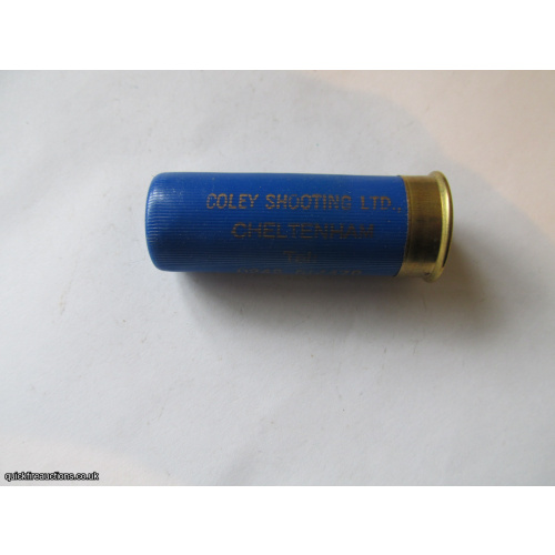 12G  COLEY SHOOTING LTD CARTRIDGE [INERT]