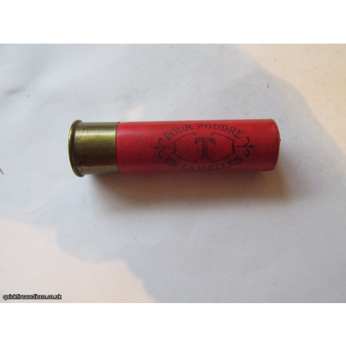20G S.F.M. GEVELOT POUR POUDRE EN LAMELLES EMPTY FIRED CASE