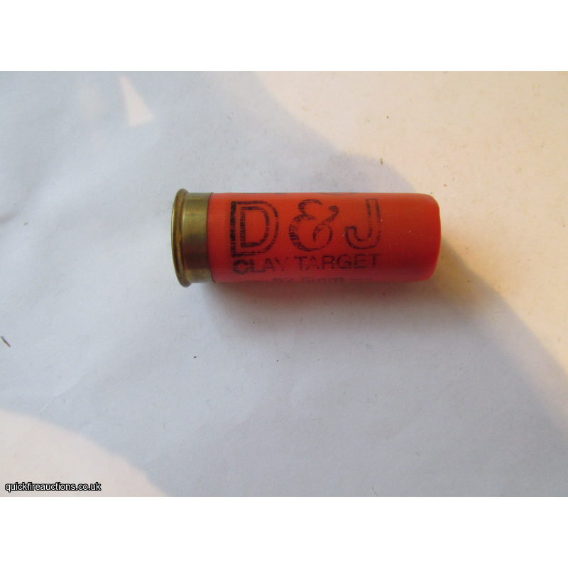 12G D &  J CLAY TARGET CARTRIDGE [INERT]