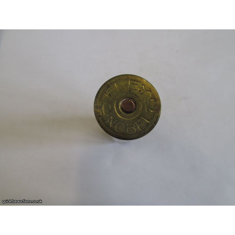 10G 3 1/4 inch ELEY NOBEL BRASS CARTRIDGE  [INERT]