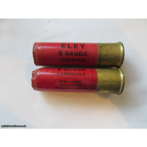 8G ELEY 8 GAUGE  EMPTY FIRED CASE