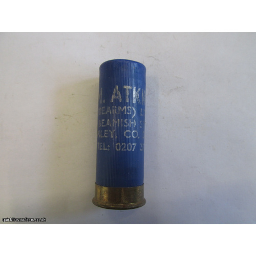 12G M. ATKINSON FIREARMS CO DURHAM CARTRIDGE [INERT]