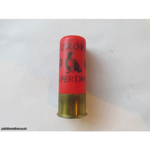 12G EUROPA LA PERDRIX RED CARTRIDGE [INERT]