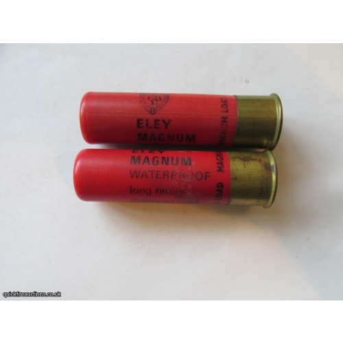 12G R.T.O. ELEY MAGNUM WATERPROOF 3 inch CARTRIDGE [INERT]