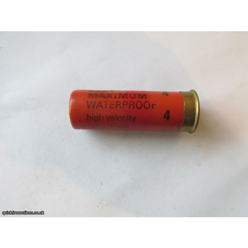 12G  ELEY MAXIMUM WATERPROOF HV LR CARTRIDGE [INERT]