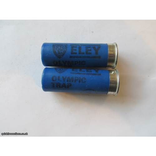 12G ELEY OLYMPIC TRAP BLACK PRINT CARTRIDGE [INERT]