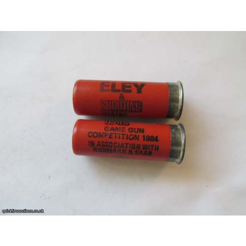 12G ELEY & SHOOTING TIMES GAME COMP 1984 CARTRIDGE [INERT]