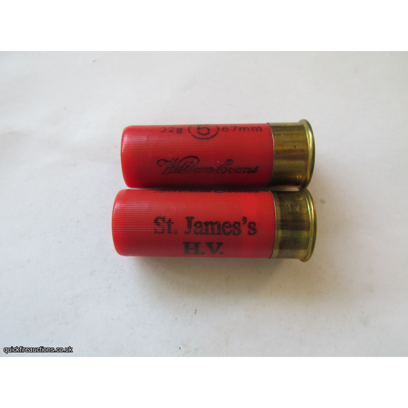12G WILLIAM EVANS ST JAMES H.V. TYPE 2 CARTRIDGE [INERT]