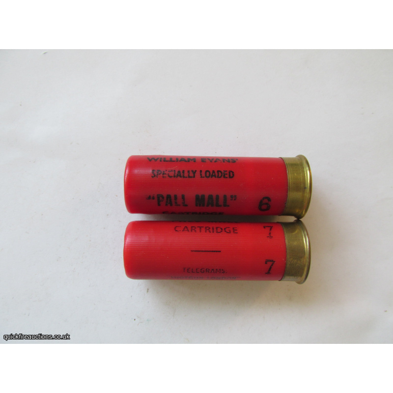 12G  WILLIAM EVANS PALL MALL CARTRIDGE [INERT]