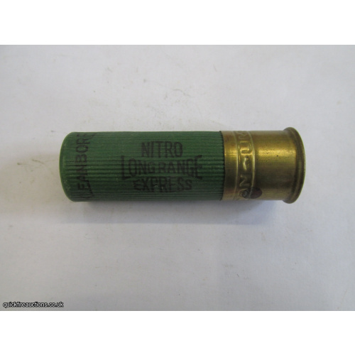 16G R.T.O. REMINGTON NITRO EXPRESS CARTRIDGE  [INERT]