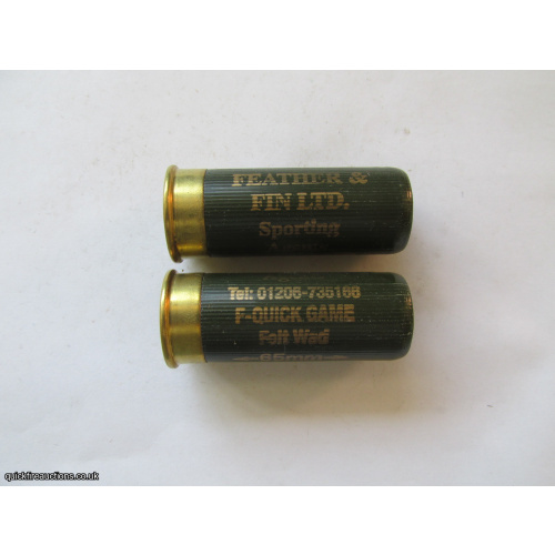 12G FEATHER & FIN F-QUICK GAME CARTRIDGE [INERT]