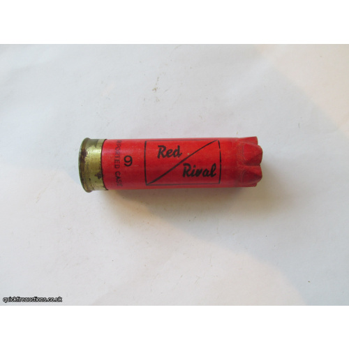 12G ANGLIA CARTRIDGE CO RED RIVAL RED EMPTY FIRED CASE