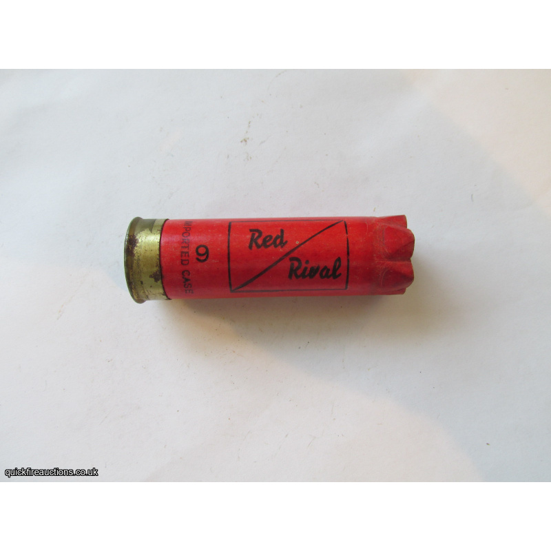 12G ANGLIA CARTRIDGE CO RED RIVAL RED EMPTY FIRED CASE