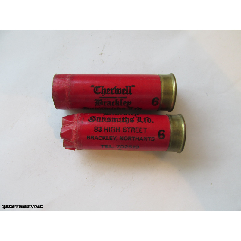 12G BRACKLEY GUNSMITHS CHERWELL EMPTY FIRED CASE
