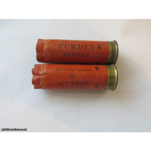 12G CAWDOR ESTATES PURDEY LONDON EMPTY FIRED CASE