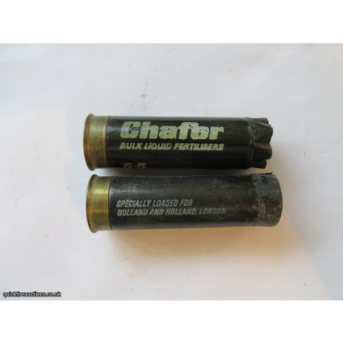 12G CHAFER BULK LIQUID FERT HOLLAND & HOLLAND EMPTY FIRED CASE