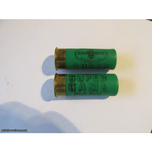 12G GAMEBORE SUPER GAME HIGH BIRD CARTRIDGE [INERT]