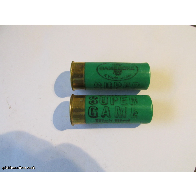 12G GAMEBORE SUPER GAME HIGH BIRD CARTRIDGE [INERT]