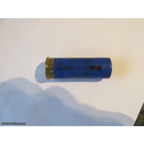 12G GAMEBORE BLACK PRINT CARTRIDGE [INERT]