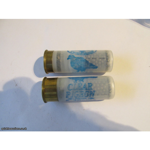 12G GAMEBORE CLEAR PIGEON WITH PIGEON CARTRIDGE [INERT]