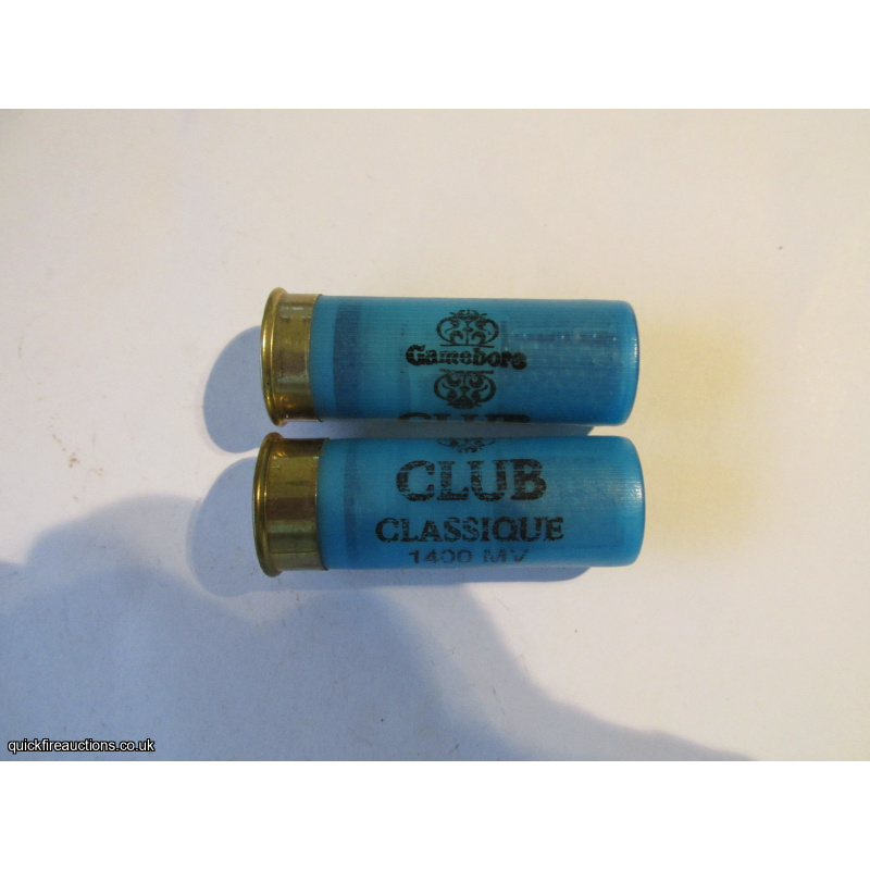 12G GAMEBORE CLUB CLASSIQUE CARTRIDGE [INERT]