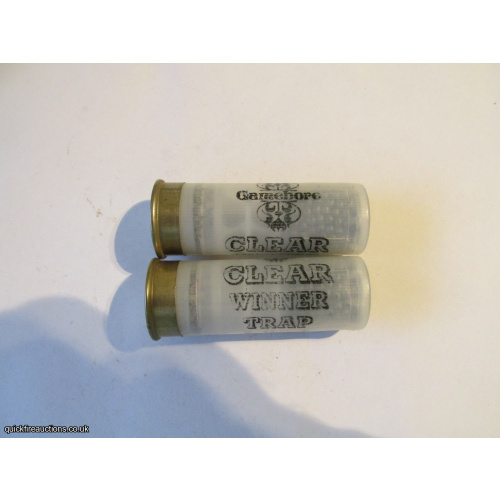 12G GAMEBORE CLEAR WINNER TRAP CARTRIDGE [INERT]